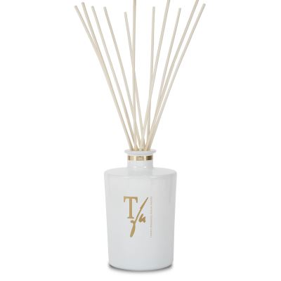 TEATRO FRAGRANZE UNICHE Foglie Di Fico Sticks in Vaso Bianco Lucido 3000 ml